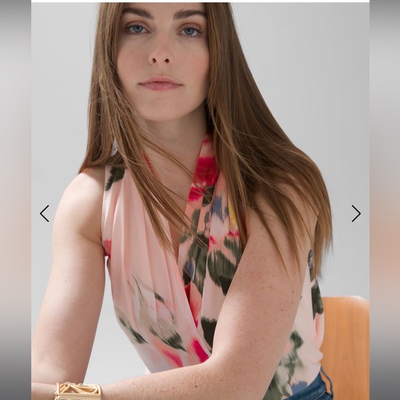 Pleated v neck shell - Picture 7 of 8